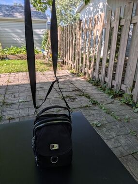 Black Men's And Womem Crossbody Sling Bag - Compact Everyday Carry